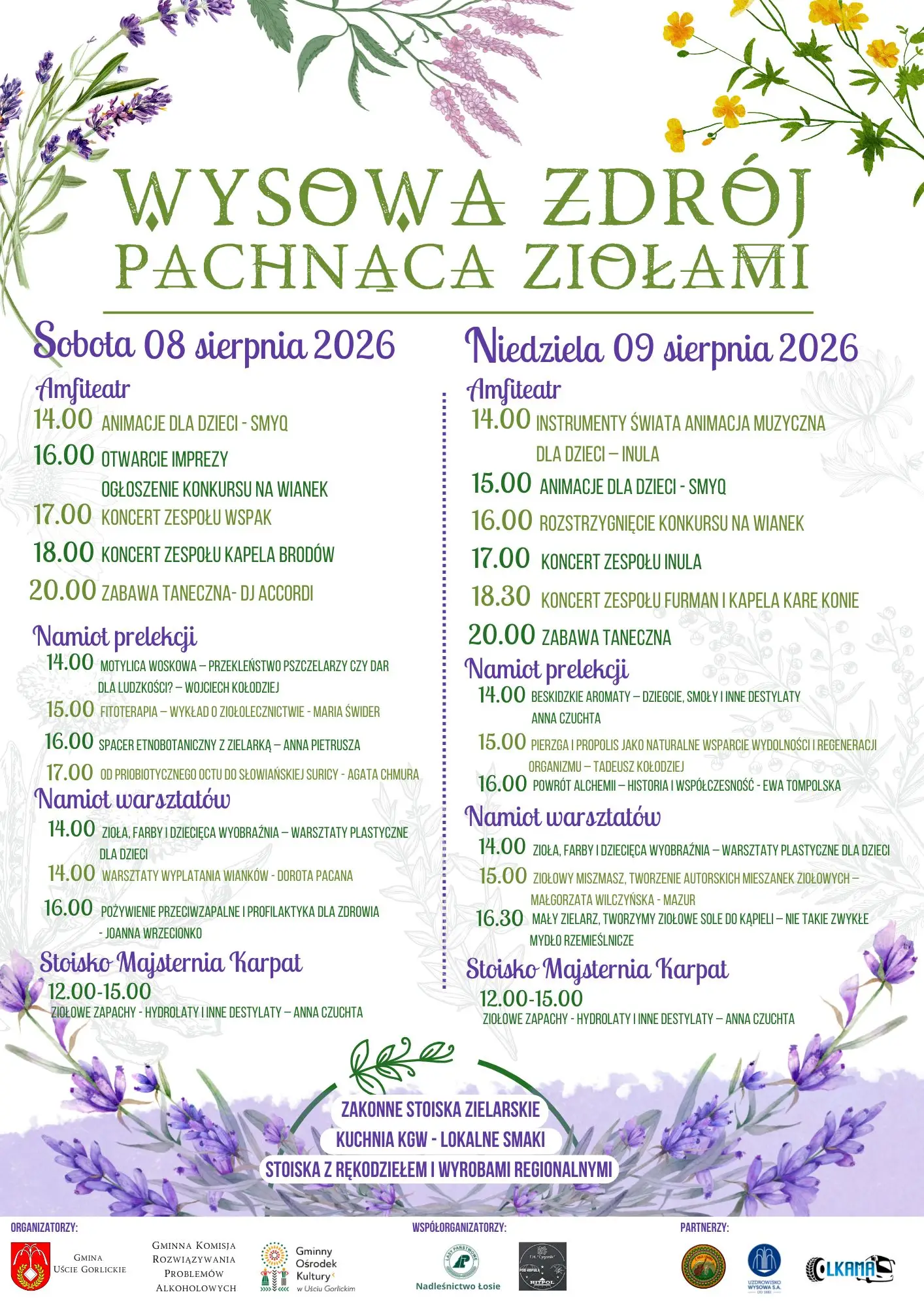Wysowa-Zdrój znów będzie pachniała ziołami. Przed nami jeden z największych letnich festiwali w Beskidzie Niskim