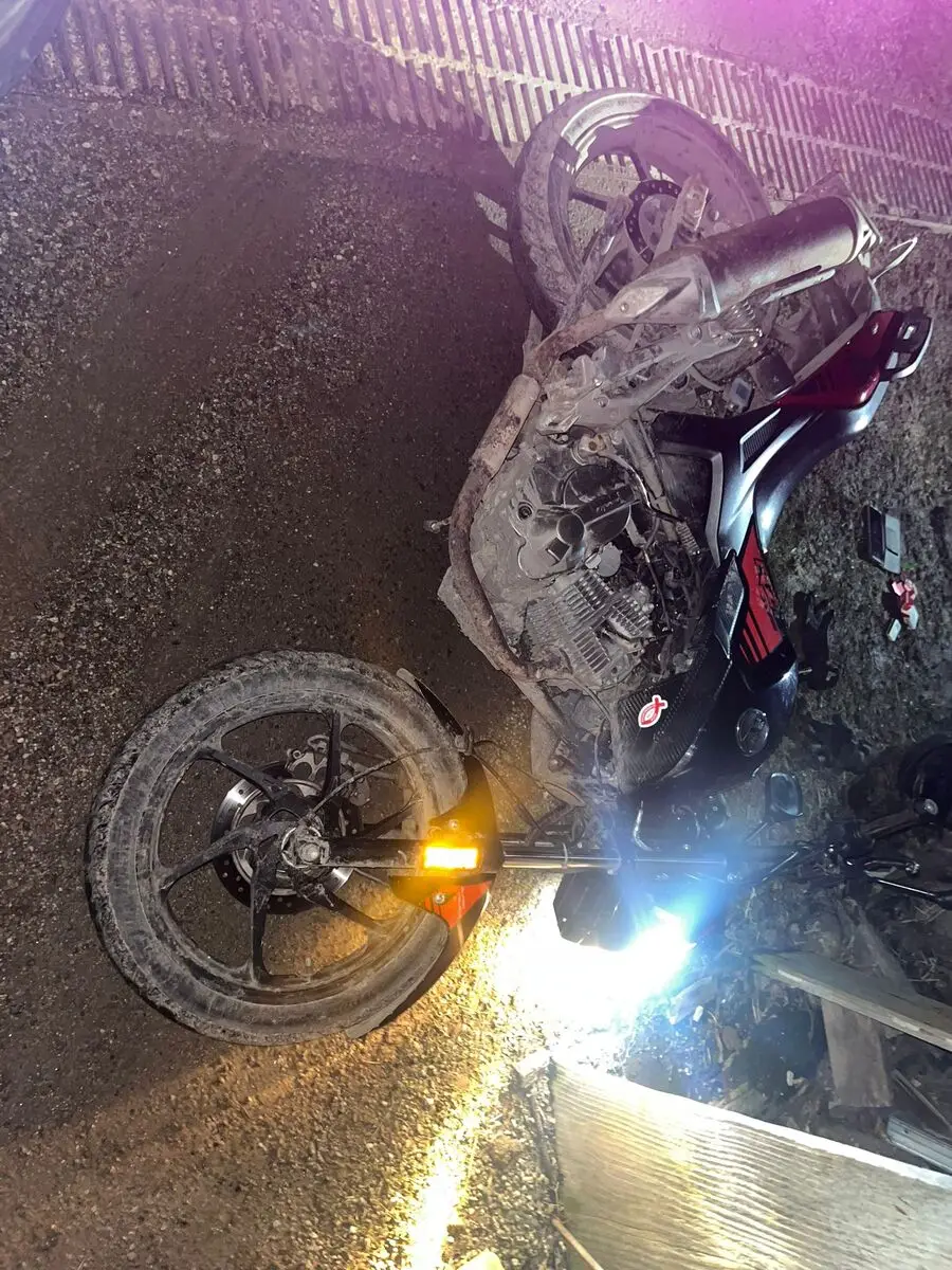 Pościg po awanturze domowej. 28 latek próbował uciekać motocyklem