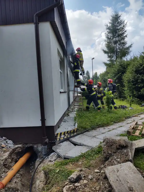 Pożar w jednej ze szkół w Nowym Sączu