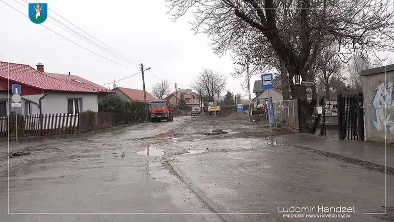 Nowy Sącz: Trwa remont ul. Starowiejskiej na Osiedlu Helena