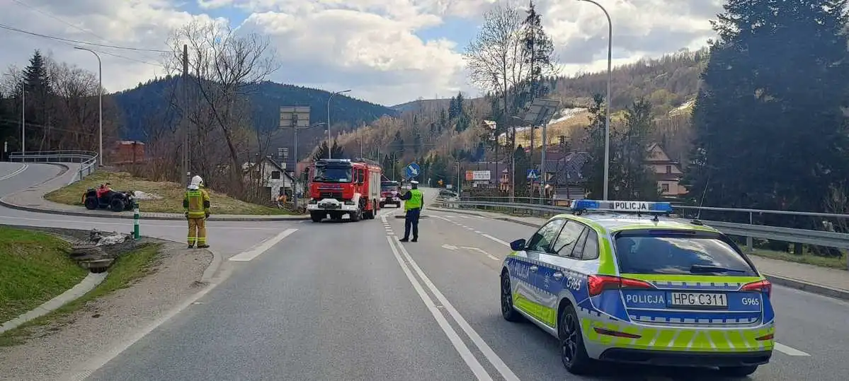 Współpraca służb ratunkowych w sytuacjach kryzysowych. Ćwiczenia w gminie Kamienica