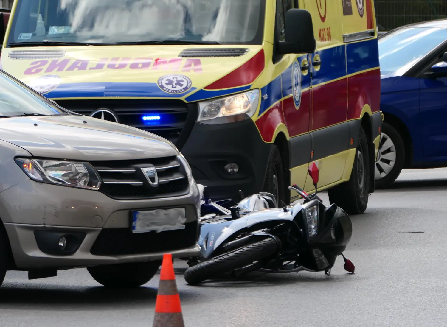 Tragiczny wypadek w Rożnowie. Nie żyje 38-letni motocyklista