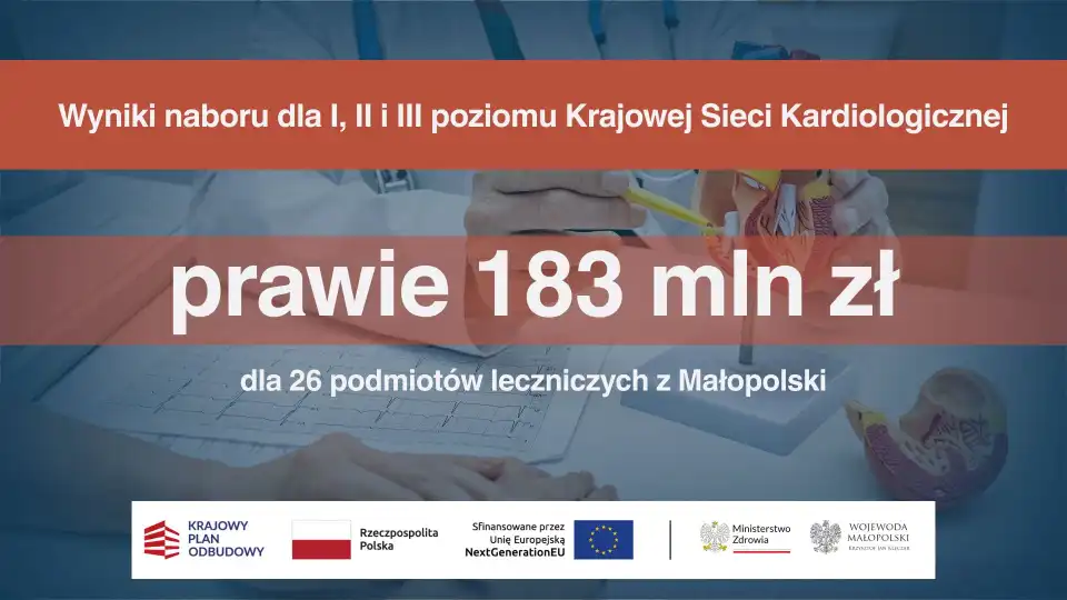 Ponad 180 mln zł na modernizację kardiologii w regionie