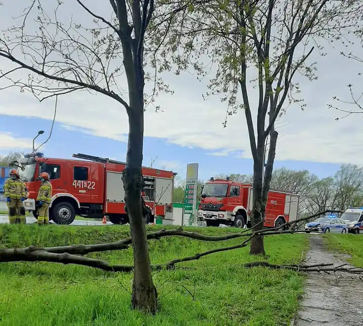 Wypadek w Gorlicach. 4 osoby poszkodowane, w tym dwoje dzieci