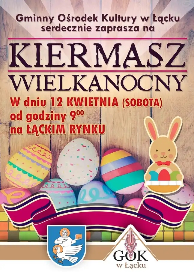 Kiermasz Wielkanocny w Łącku. Świąteczna atmosfera na Rynku