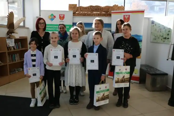 Konkurs „Mój dom – moje bezpieczeństwo” w Limanowej. Nagrody dla utalentowanych młodych artystów