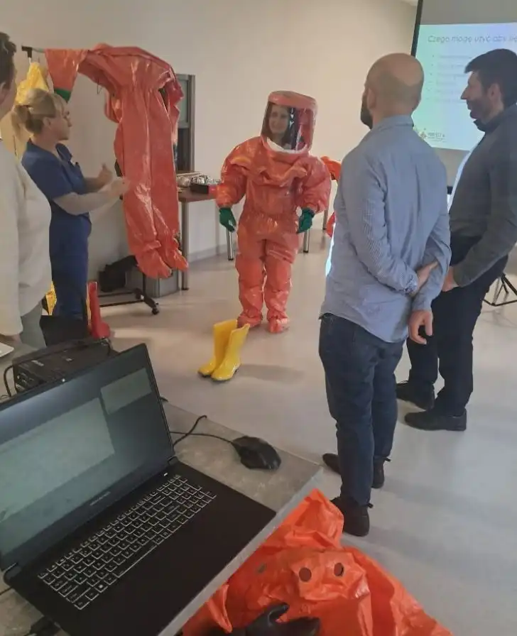 Szpital w Nowym Sączu szkoli personel w zakresie zagrożeń CBRNE