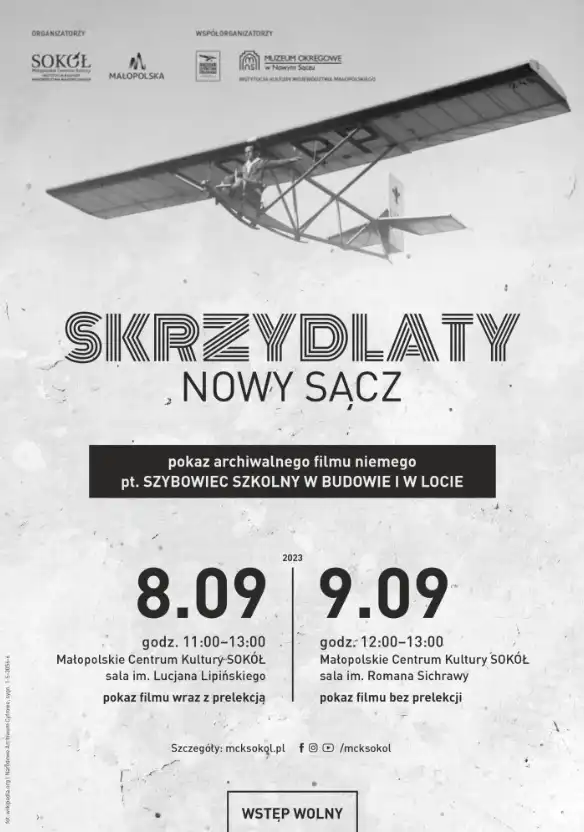 W dniach 8-10 września wydarzenia w ramach projektu SKRZYDLATY NOWY SĄCZ