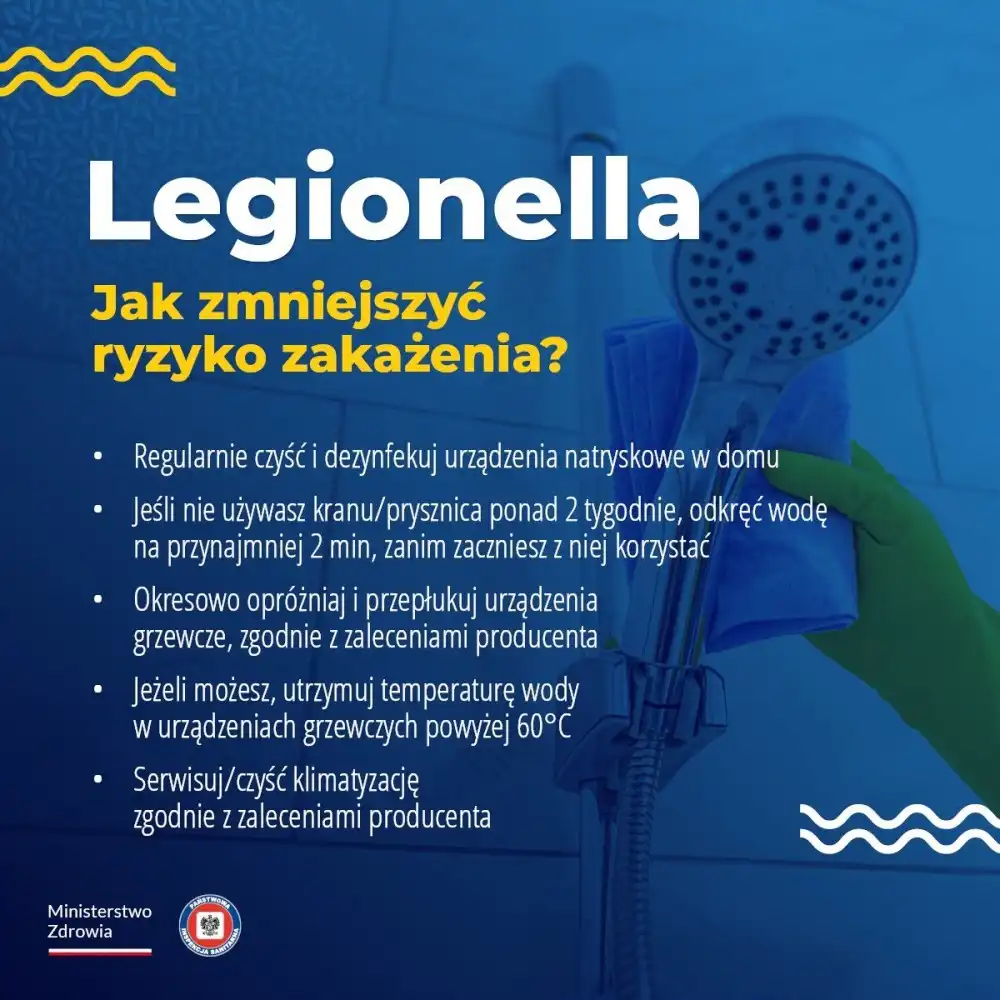 Służby uspokajają: W powiecie Nowosądeckim nie ma zagrożenia legionellą