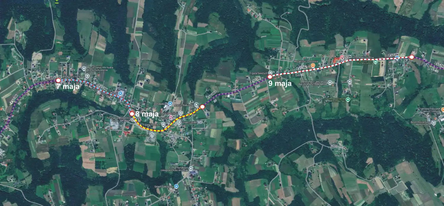 Uwaga kierowcy! Zmiana terminu zamknięcia drogi w Mszalnicy