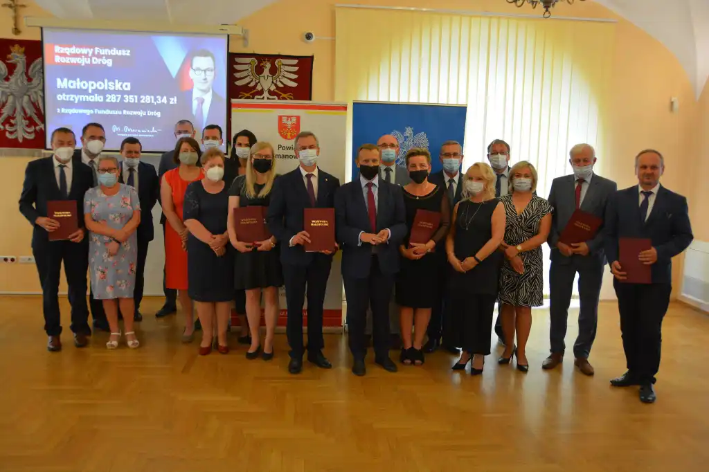 Ponad 30 mln zł na inwestycje drogowe dla powiatu limanowskiego
