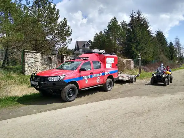 Wypadek na szlaku granicznym w rejonie Lackowej. Interweniowali goprowcy