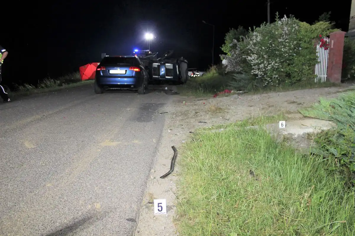 Tragiczny wypadek w powiecie gorlickim. Nie żyje 17-latka