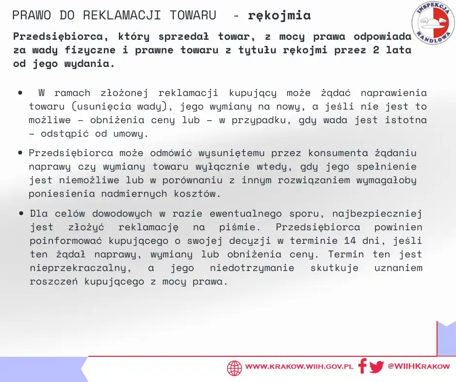 Jakie są prawa konsumentów do reklamacji towaru podczas pandemii COVID-19?
