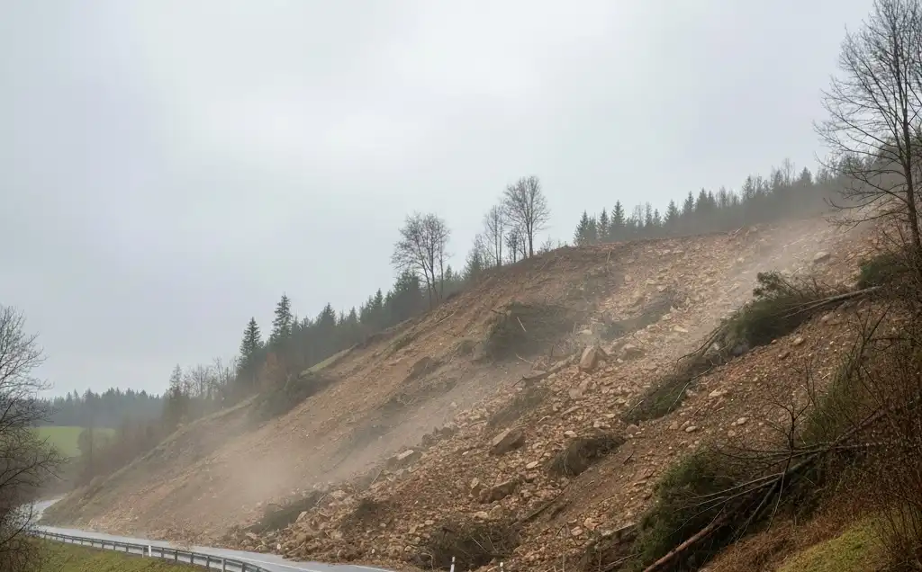 Bezpieczniejsza droga na Zamakowisko. Dokumentacja osuwiska zatwierdzona