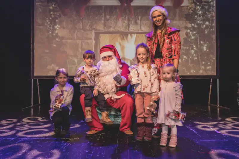 Dźwiękoludki i Święty Mikołaj w Limanowskim Domu Kultury