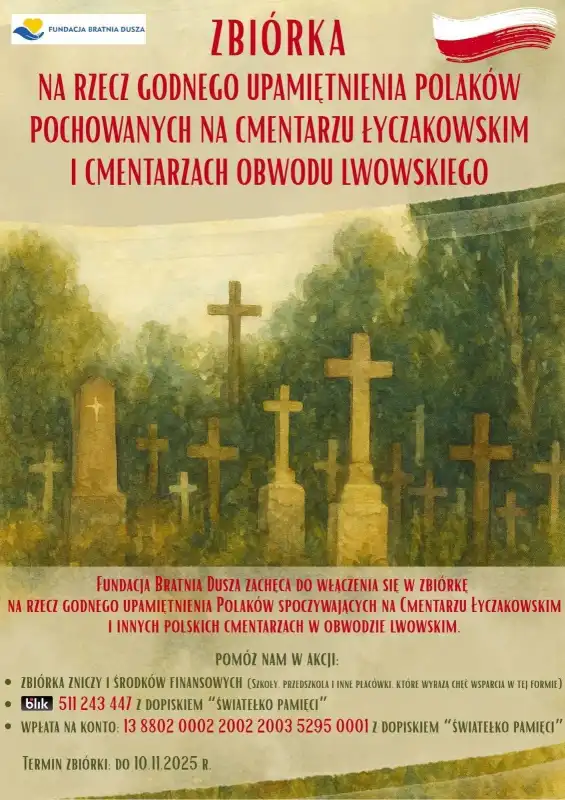 Światełko dla Łyczakowa. Gmina Piwniczna-Zdrój włącza się w akcję pamięci