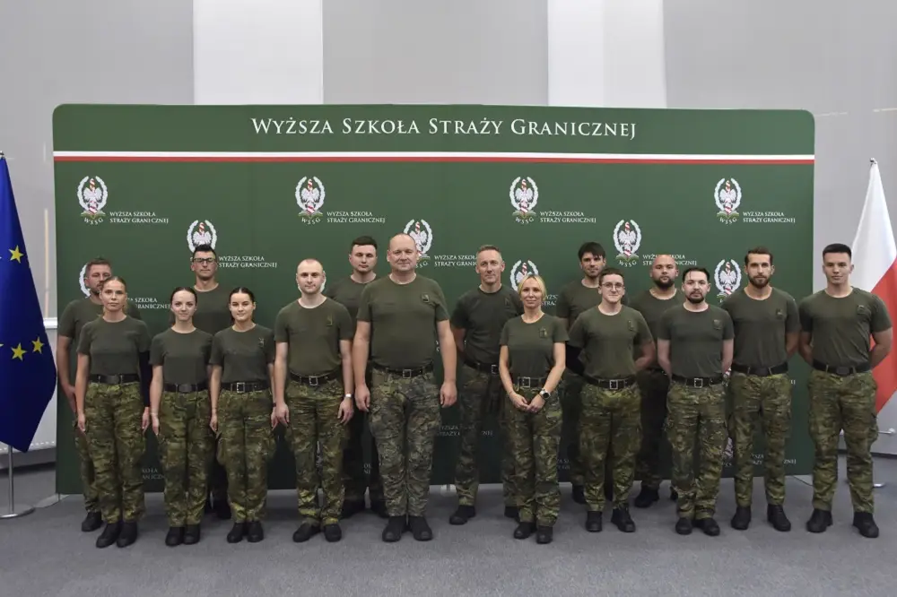 Funkcjonariusze z Nowego Sącza szkolili przyszłych pograniczników. Ważny wykład w Koszalinie