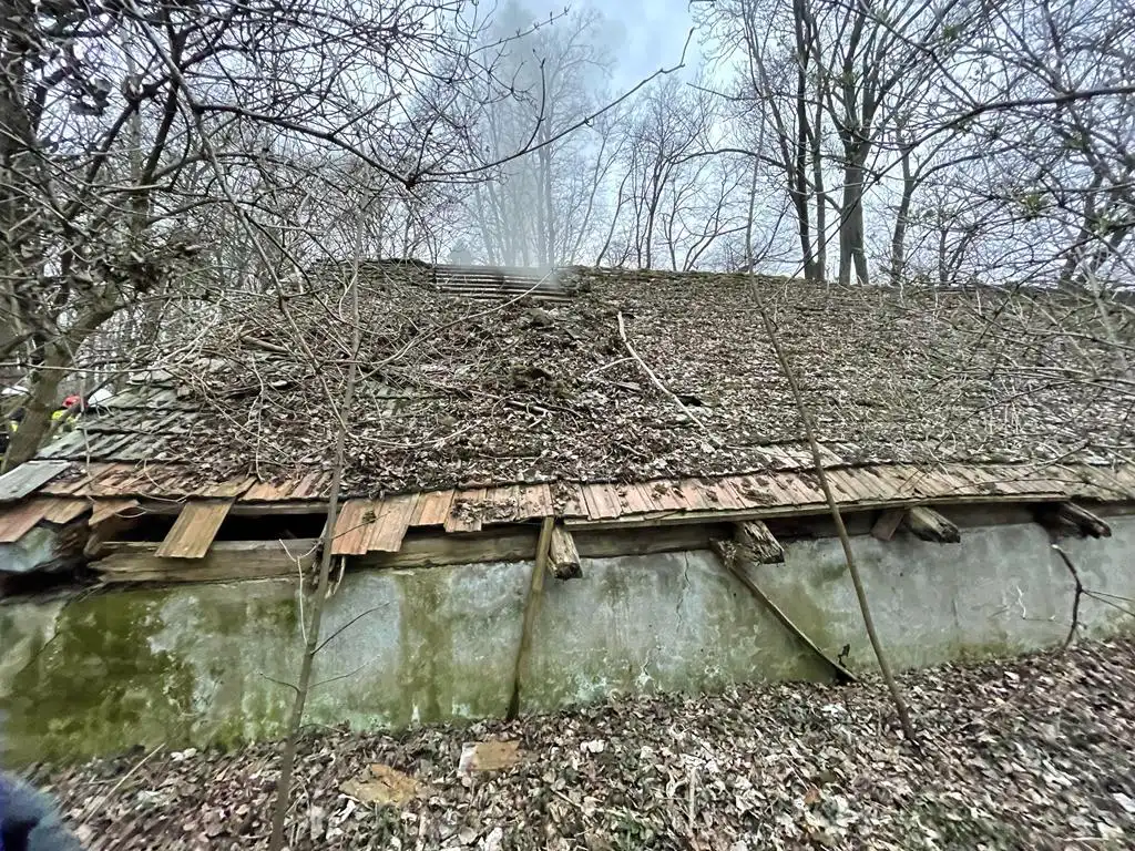 Pożar pustostanu w Marcinkowicach
