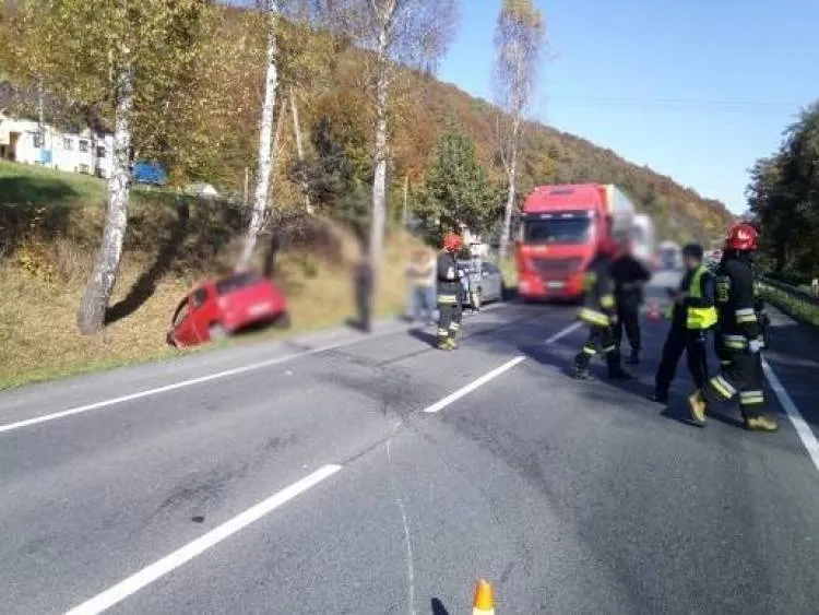 Zderzenie trzech samochodów w miejscowości Witowice Górne 