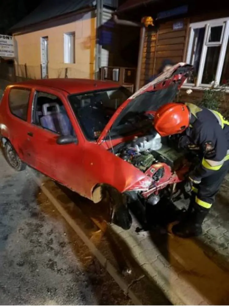 Wypadł z drogi i uderzył w ogrodzenie posesji  
