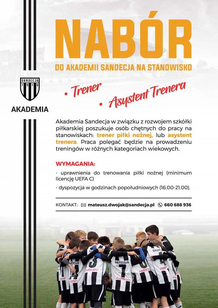 Sandecja szuka pracowników