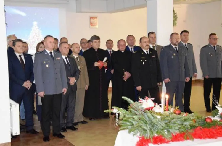 Spotkanie opłatkowe w sądeckiej komendzie Policji