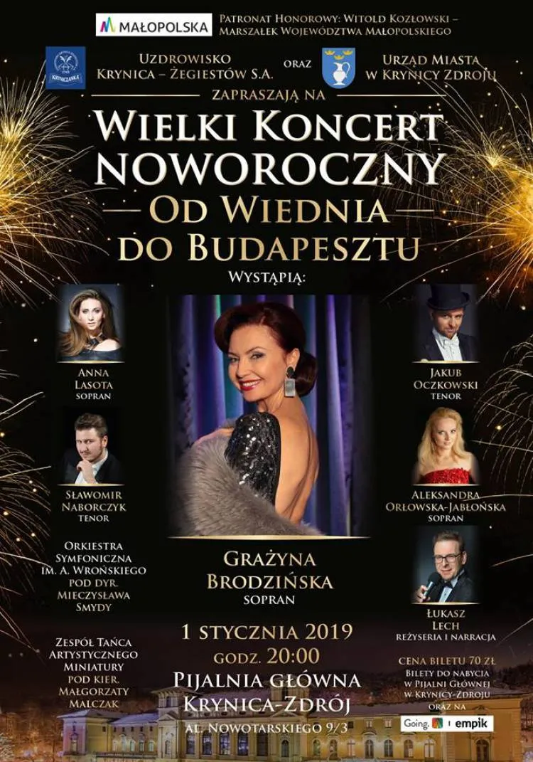 Wielki Koncert Noworoczny w Krynicy - Zdroju