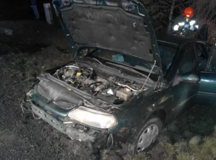 Wypadł z drogi i narobił szkód materialnych