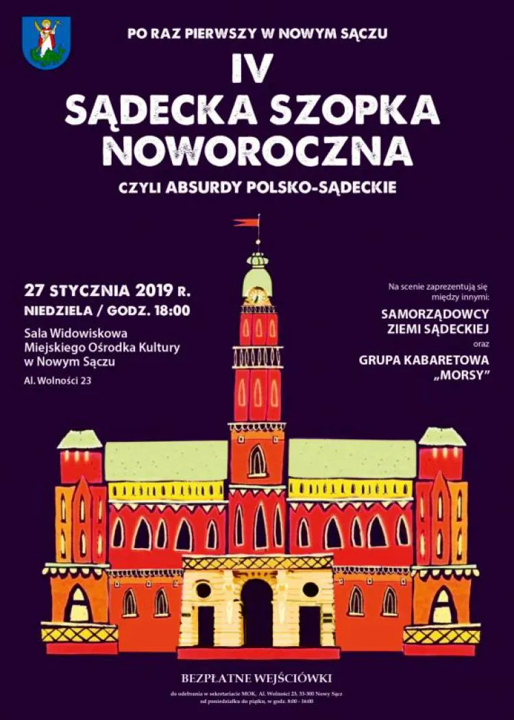 Szopka Noworoczna z Sądeckimi politykami 