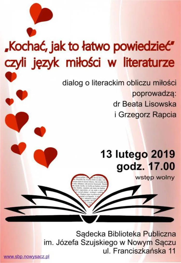 Literackie Walentynki w Sądeckiej Bibliotece Publicznej
