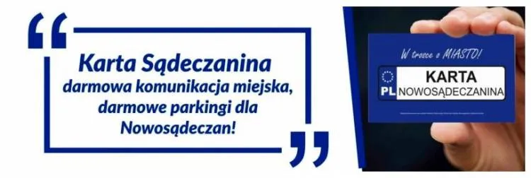 Trwają prace nad projektem "Karta Nowosądeczanina "