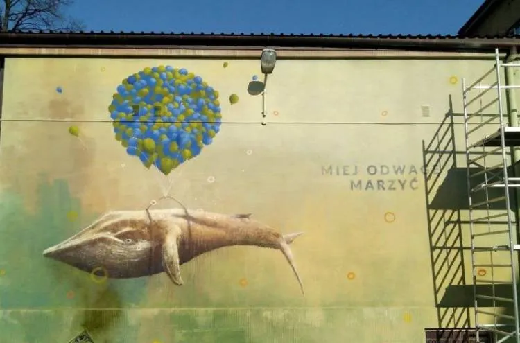 Na ścianie sądeckiego Ekonoma powstał mural