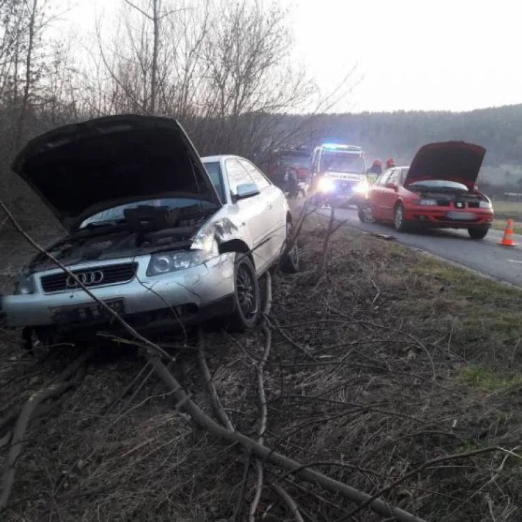 Wypadek w Łącku. Wśród pasażerów dziecko