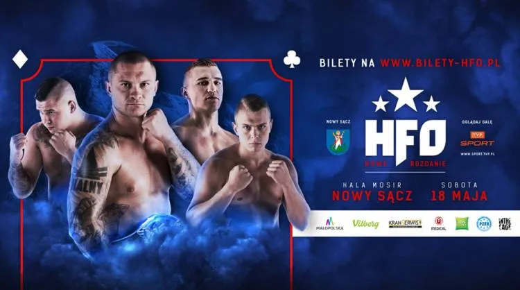 Już 18 maja w Nowym Sączu Gala  kockboxingu HFO Nowe Rozdanie