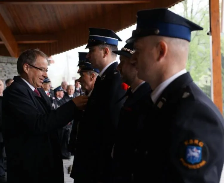 Wyróżnienia starosty dla strażaków z Piwnicznej-Zdroju