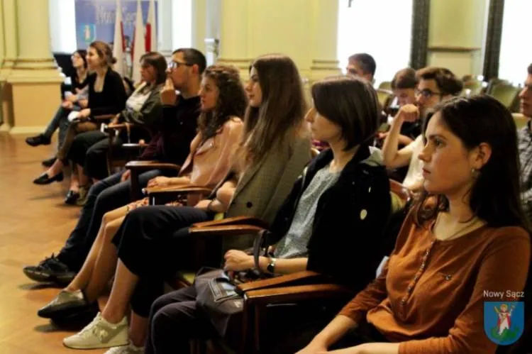 Zagraniczni goście w sądeckim ratuszu