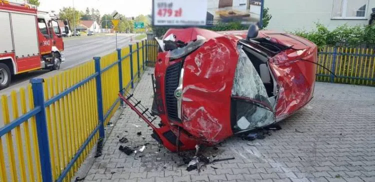 Uszkodził budynek z materiałami budowlanymi