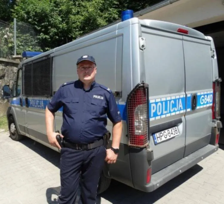 W drodze do pracy uratował pieszego