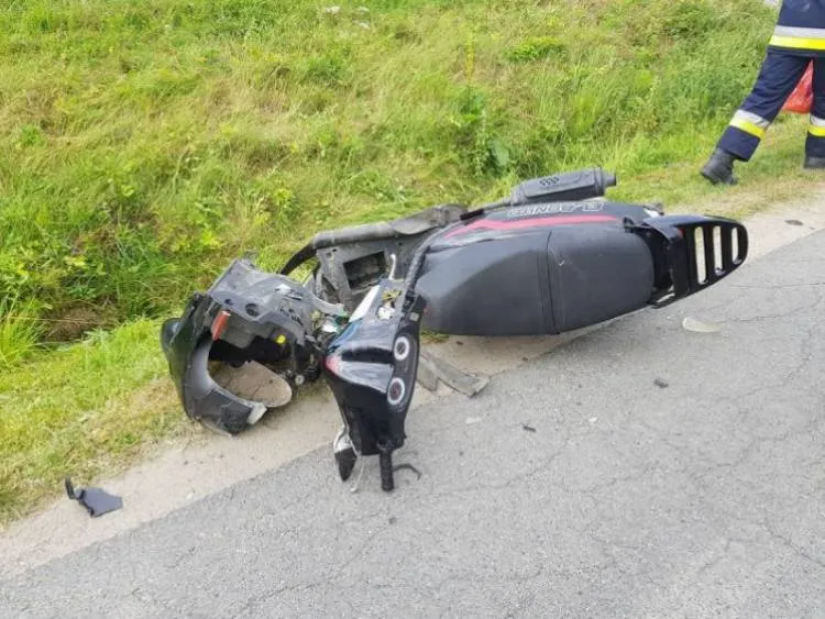 Wypadek w Kiczni. Poszkodowani małoletni.