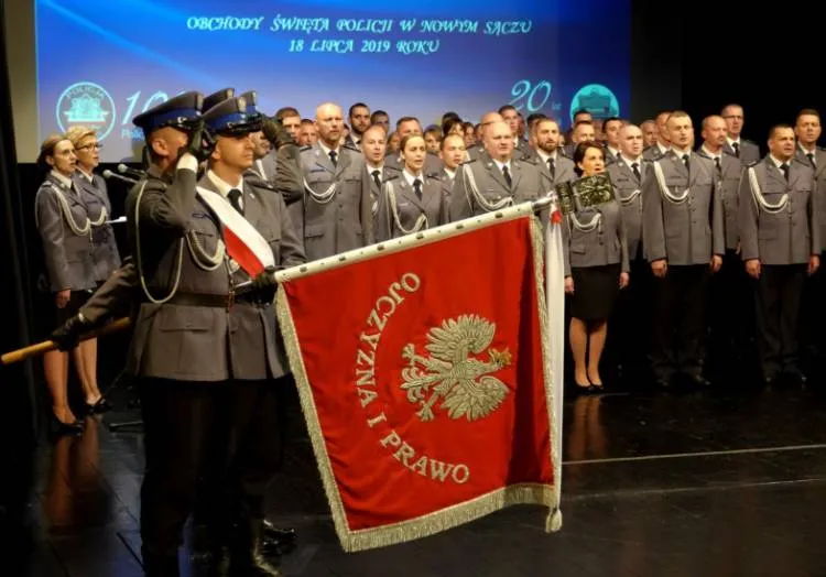 Sądeccy stróże prawa świętowali
