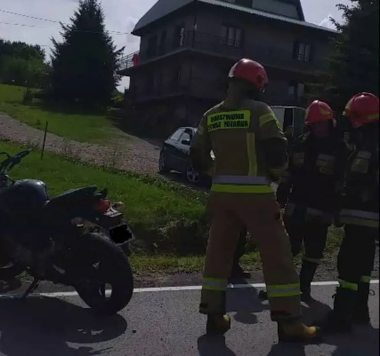 Wypadek w Biczycach Górnych