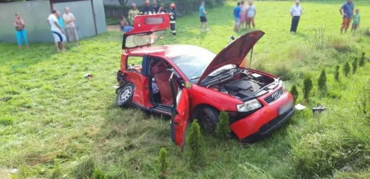 Wypadek w Kamionce Wielkiej. 5 osób poszkodowanych