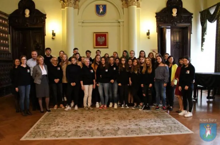 Zagraniczni goście w sądeckim ratuszu