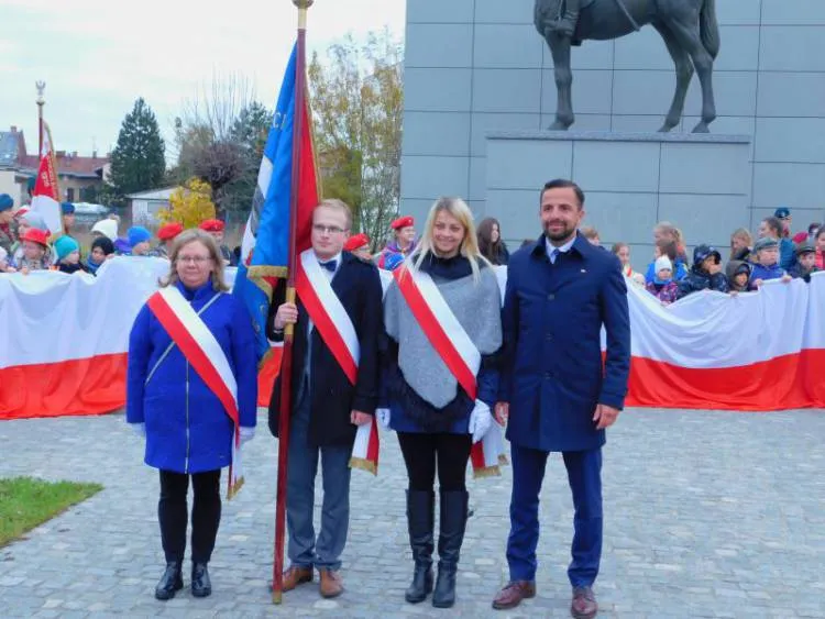 Jakub Bochenski - Obchody 101 rocznicy odzyskania niepodległości Nowy Sącz