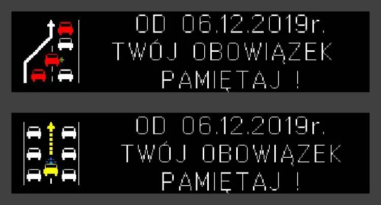Uwaga! Jazda na suwak i korytarz życia od jutra obowiązkowo