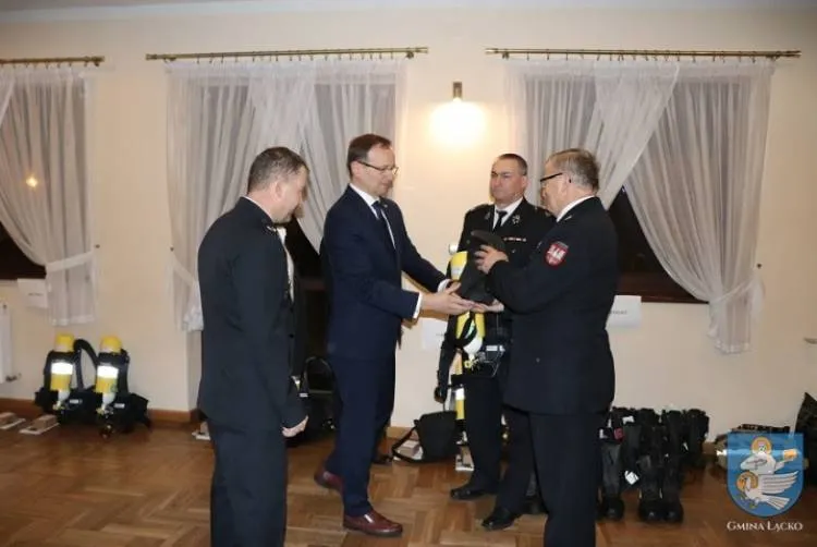 Nowy sprzęt dla 12 jednostek OSP z Gminy Łącko