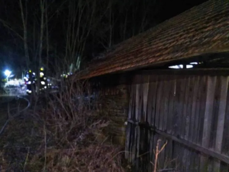 pożar Stodoły Zabrzeż