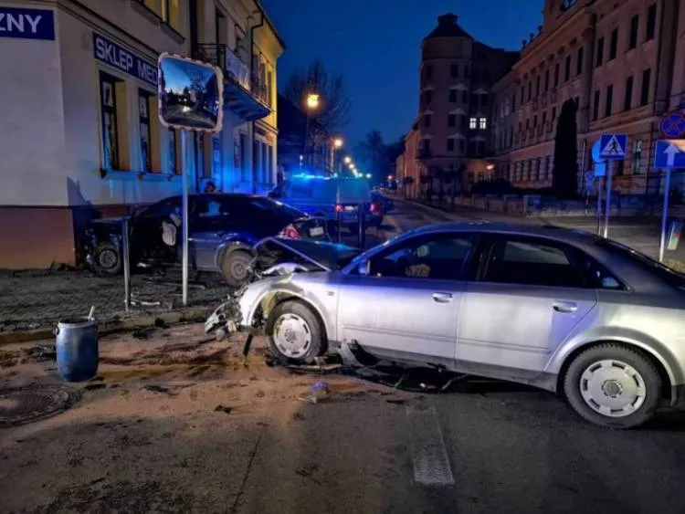 wypadek ul. Mickiewicza Nowy Sącz