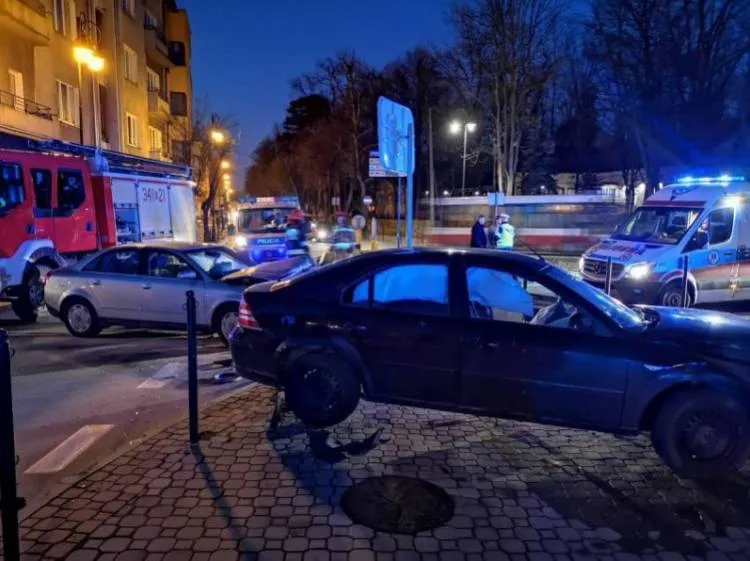 wypadek ul. Mickiewicza Nowy Sącz